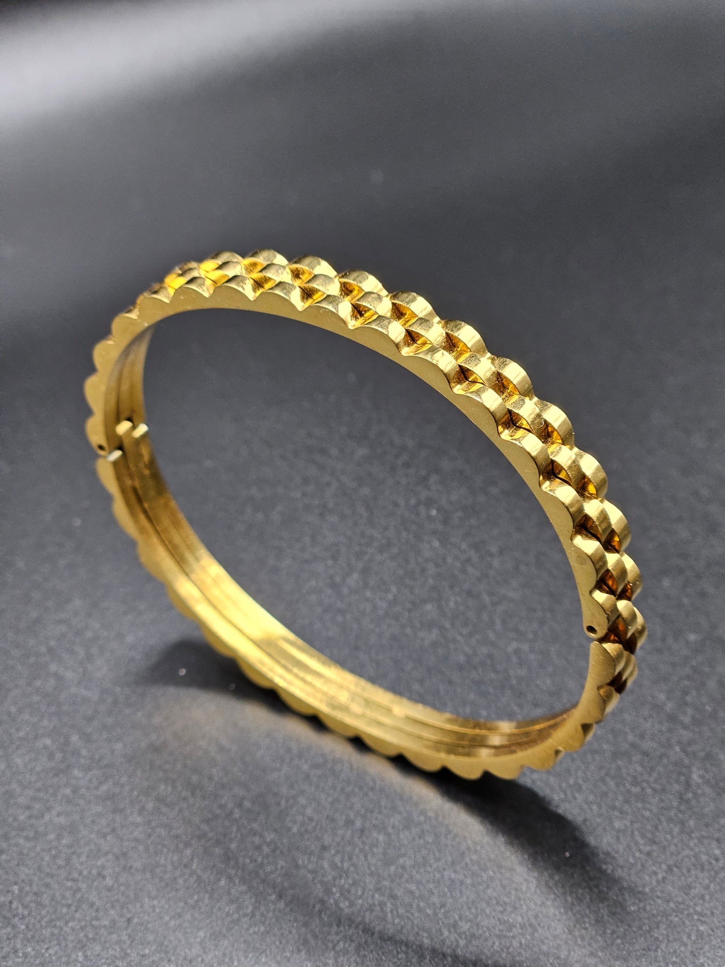 Éclat Doré - Bracelet Acier Inoxydable