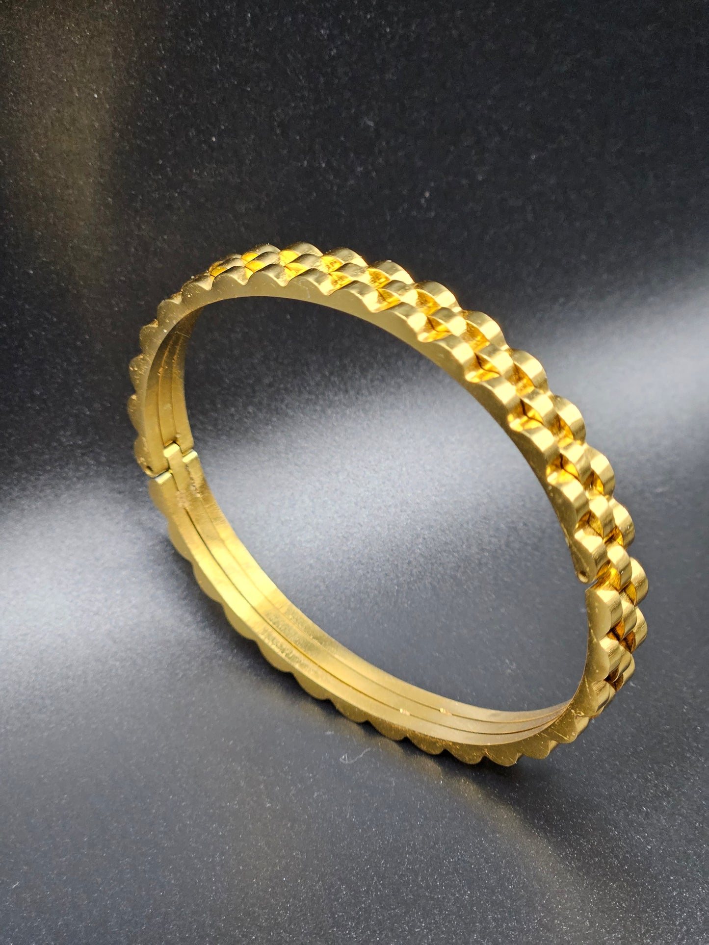 Éclat Doré - Bracelet Acier Inoxydable