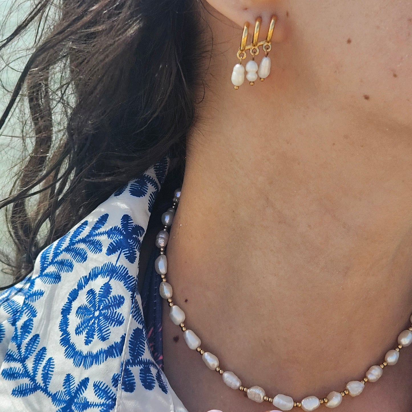 Athena - Collier en Acier inoxydable doré