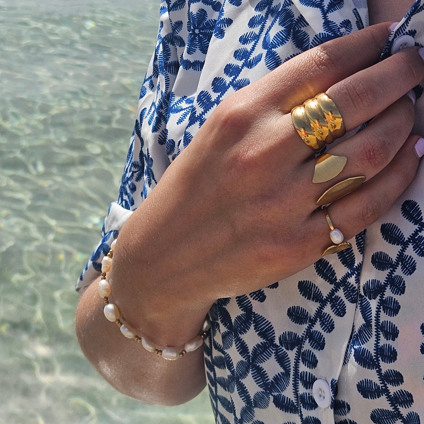 Selene - Bague en Acier inoxydable