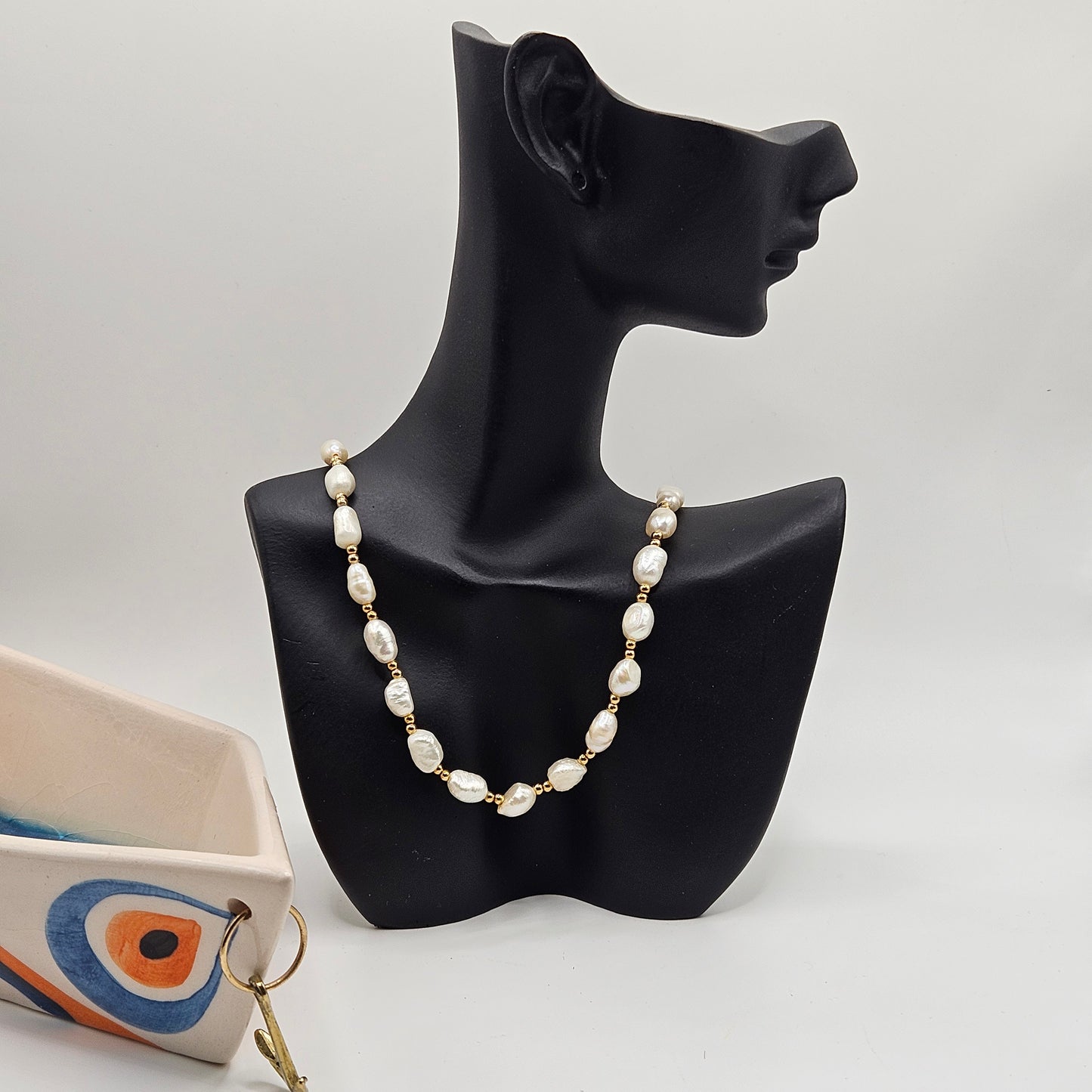 Athena - Collier en Acier inoxydable doré