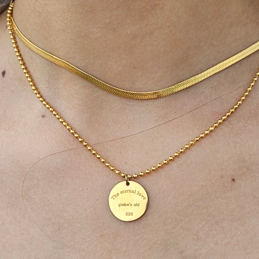 Amour Eternel - Collier Acier Inoxydable