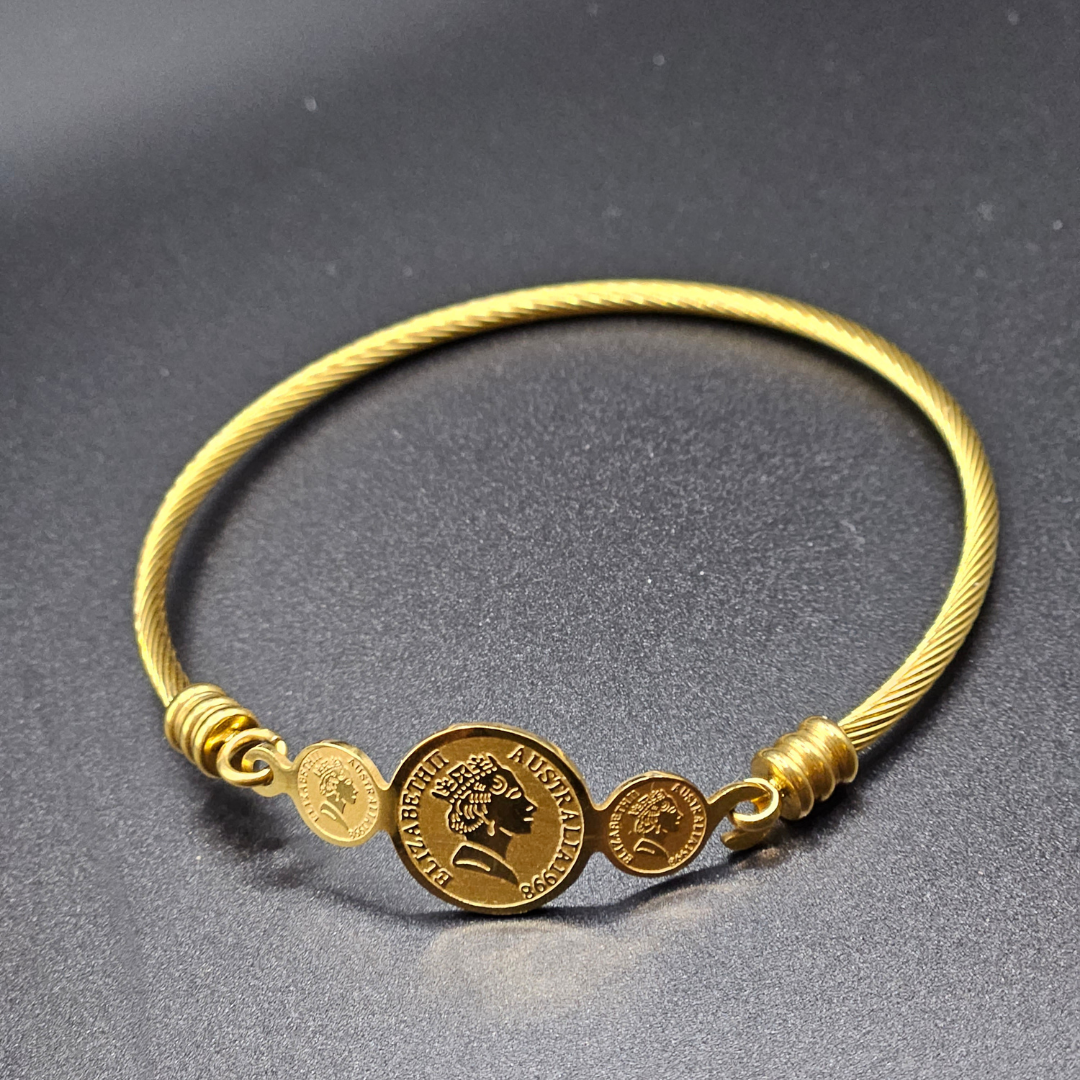Élégance Royale Elise - Bracelet Acier Inoxydable
