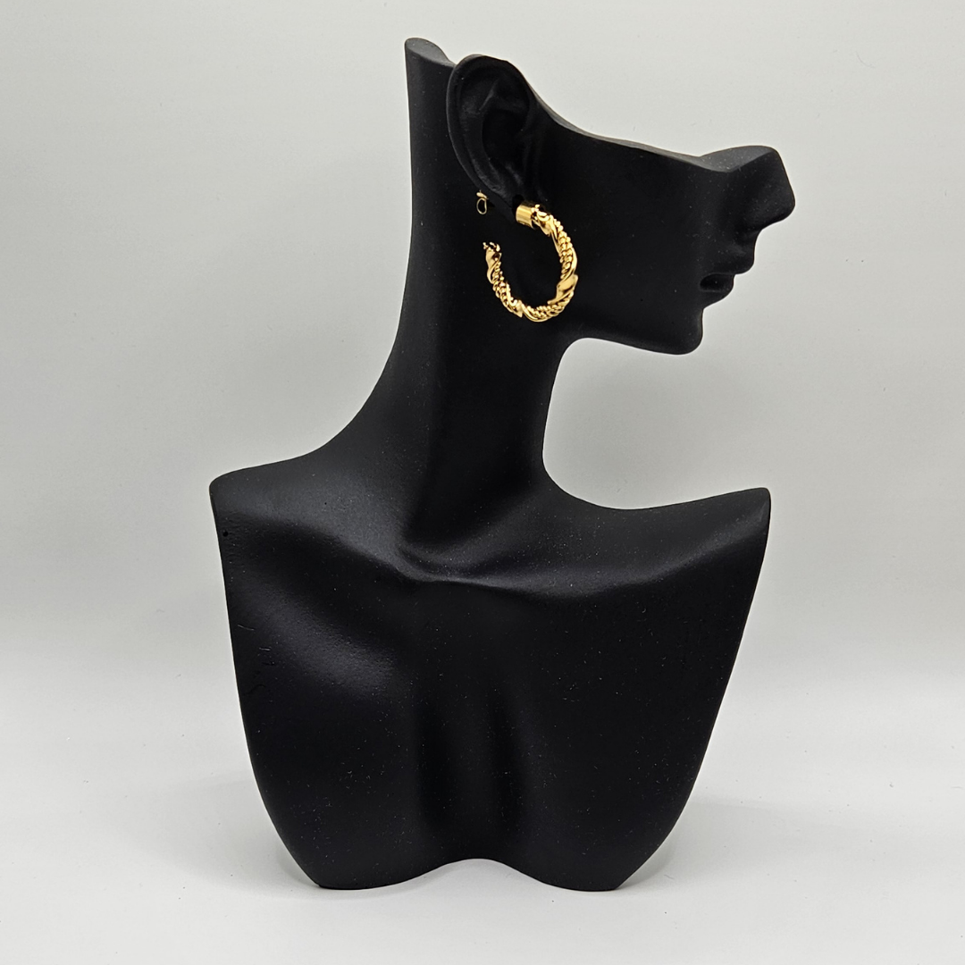 GlamStainless - Boucles d'oreilles en acier inoxydable