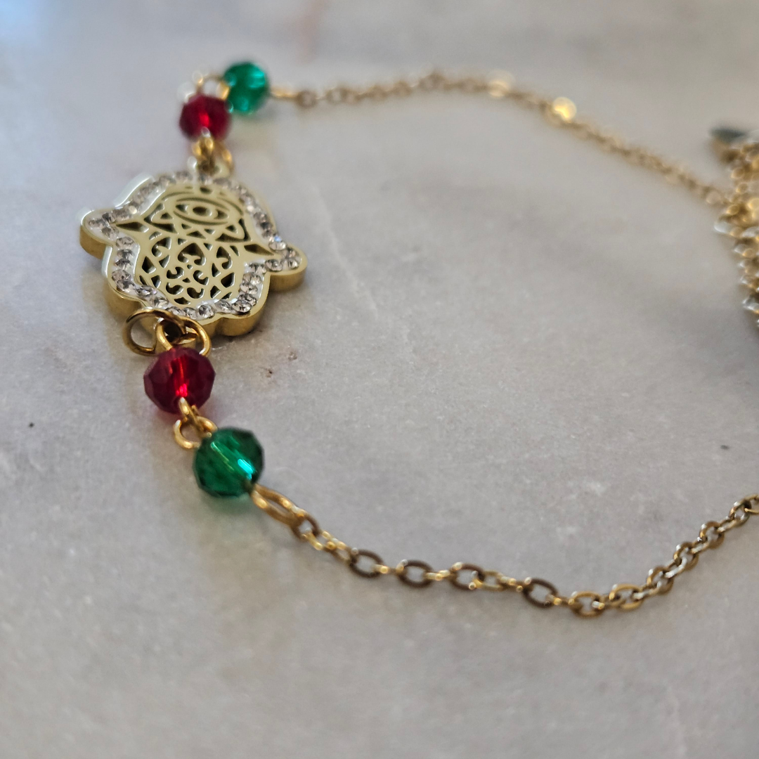 Hamsa - Bracelet Acier Inoxydable