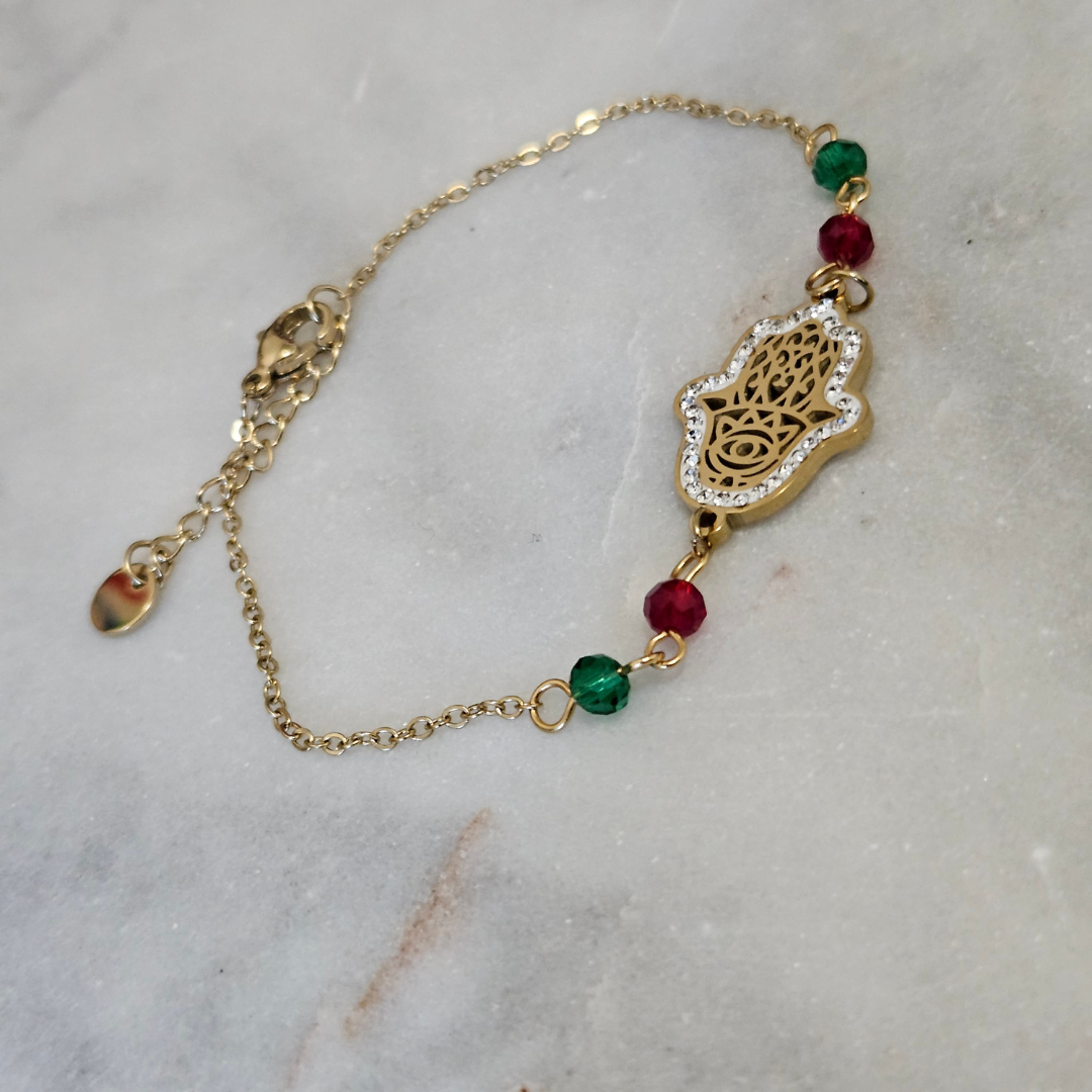 Hamsa - Bracelet Acier Inoxydable