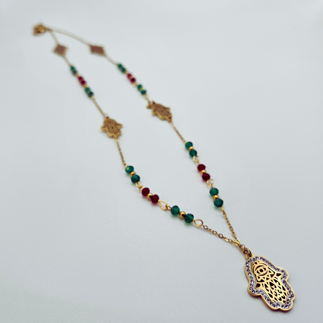 Hamsa - Collier en Acier Inoxydable