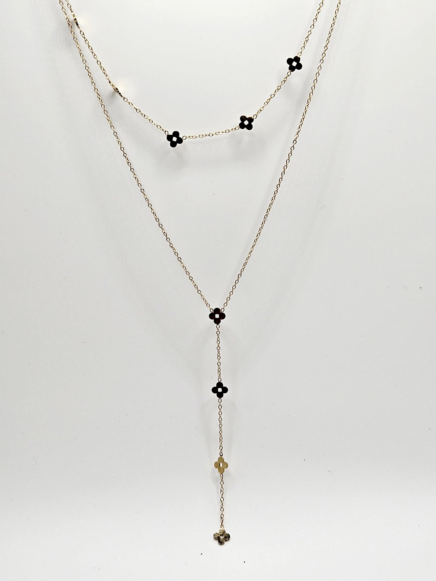 Trèfle de Chance - Collier Acier Inoxydable