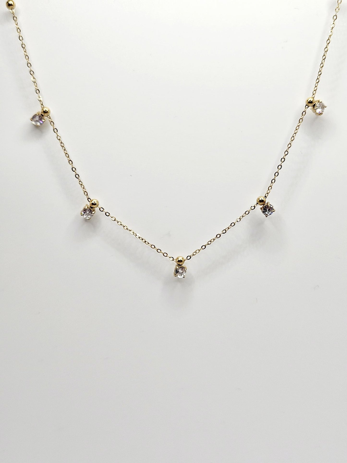 Cascade de Perles - Collier Acier Inoxydable