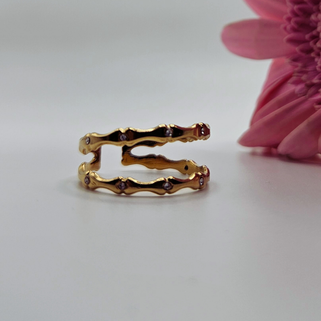 LueurVigne - Bague en Acier Inoxydable