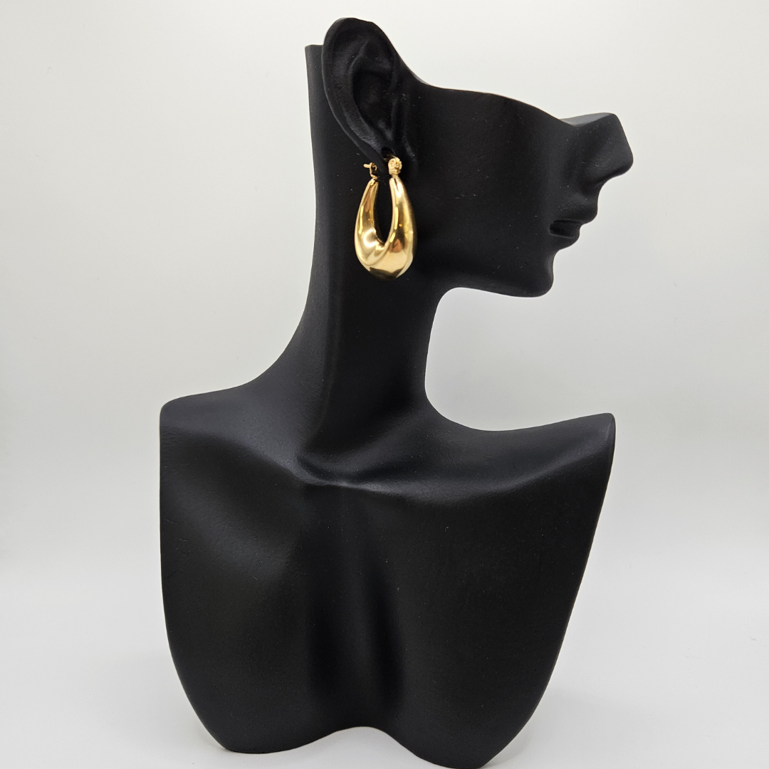 Perla - Boucles d'Oreilles Perles en Acier