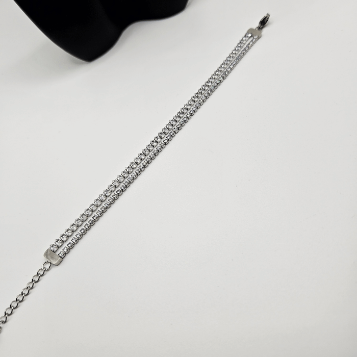 Solaire - Bracelet Rivière en acier inoxydable