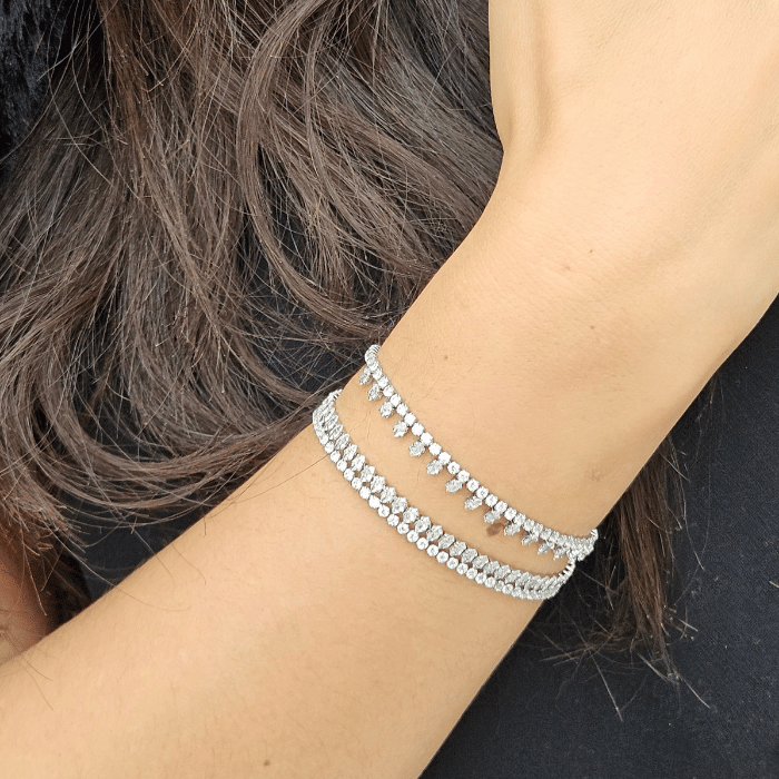 Stella - Bracelet Rivière en acier inoxydable