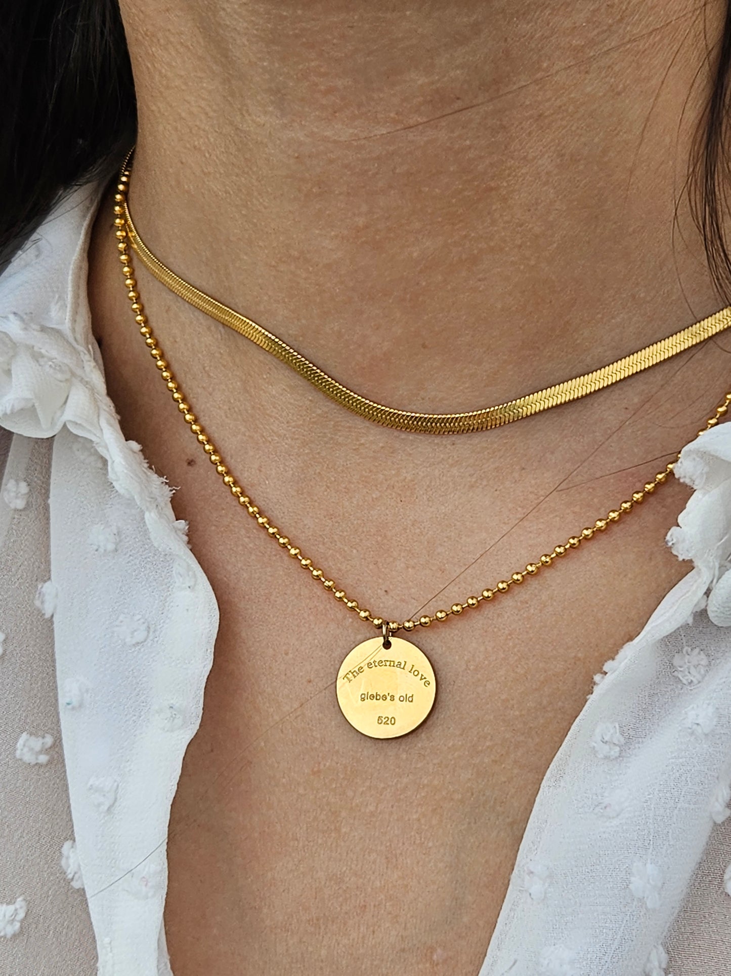 Amour Eternel - Collier Acier Inoxydable